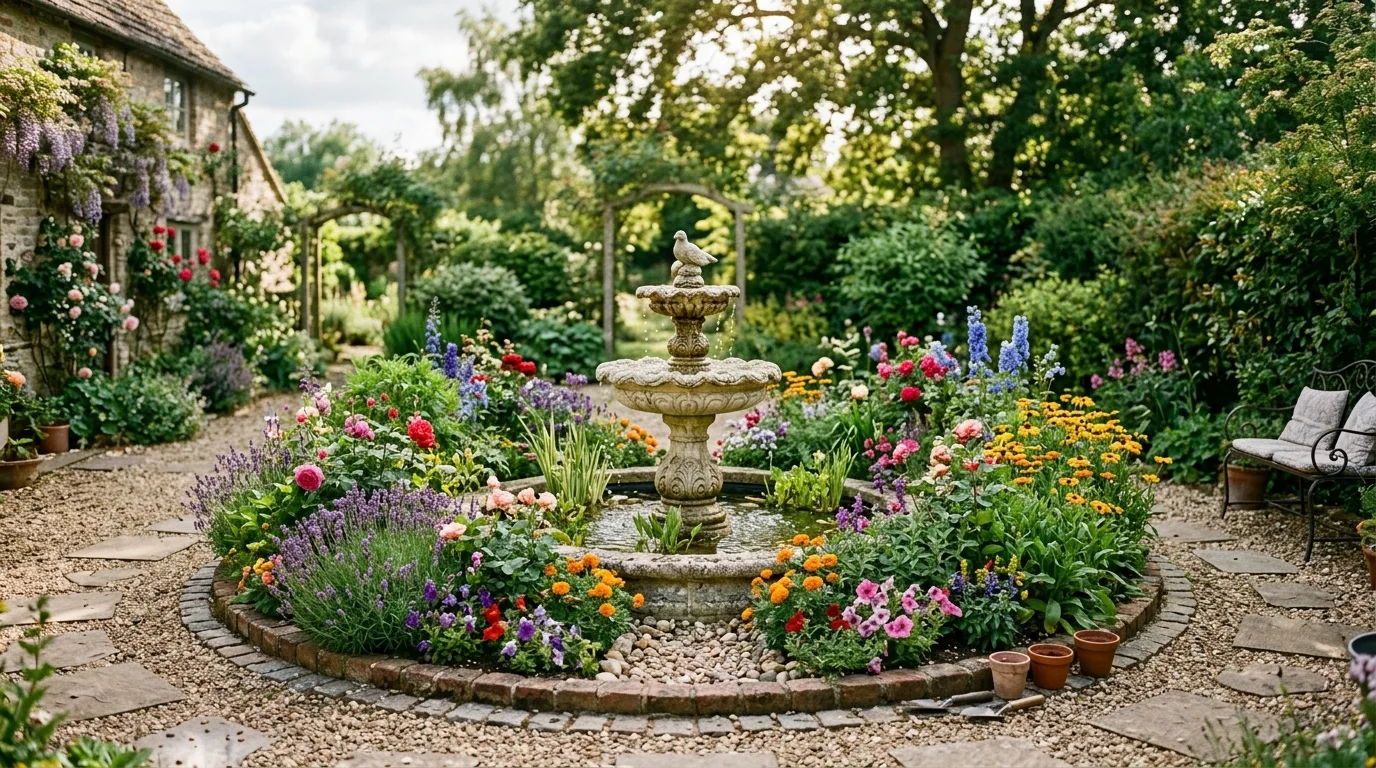 Mixed Height Flower Bed